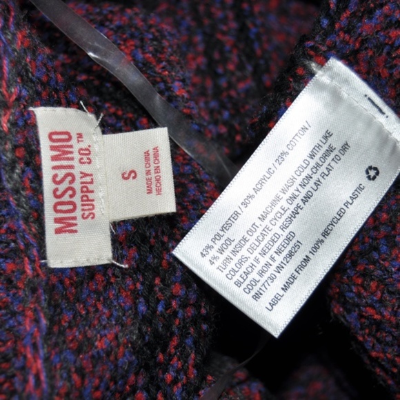 NEW Destructed Oversized Cardigan Sweater sz S - Picture 7 of 8